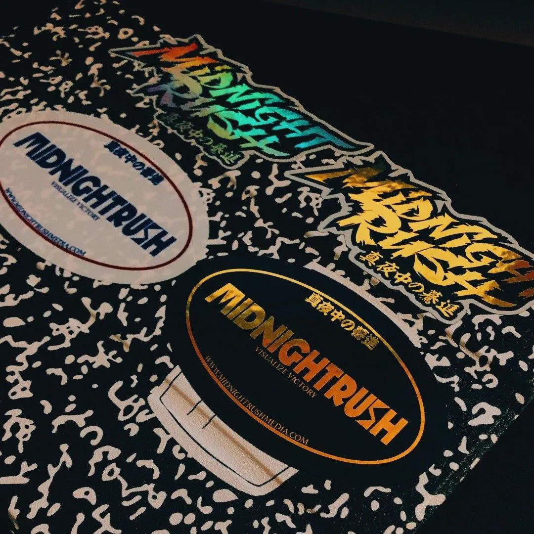 Midnightrush "VISUALIZE VICTORY" Circle Sticker