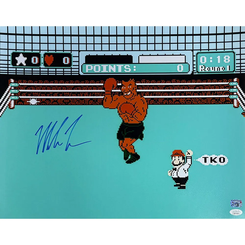 Mike Tyson Autographed 16X20 Photo (Punch-Out)