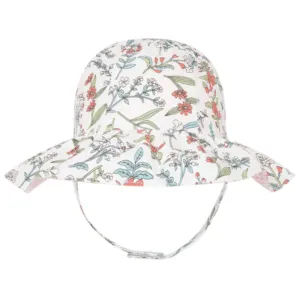 Millymook Off White Rosemary Baby Floppy Hat