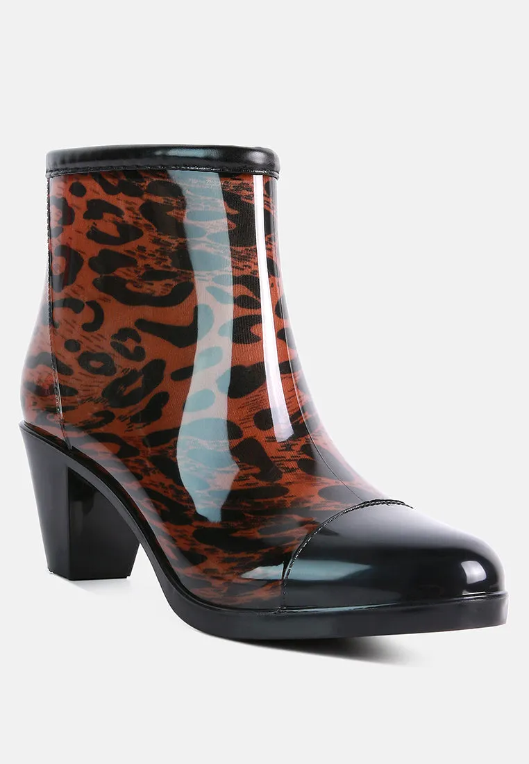 Mizzle Smart Block Heel Rainboots By Ruw