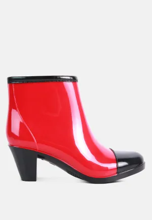 Mizzle Smart Block Heel Rainboots By Ruw