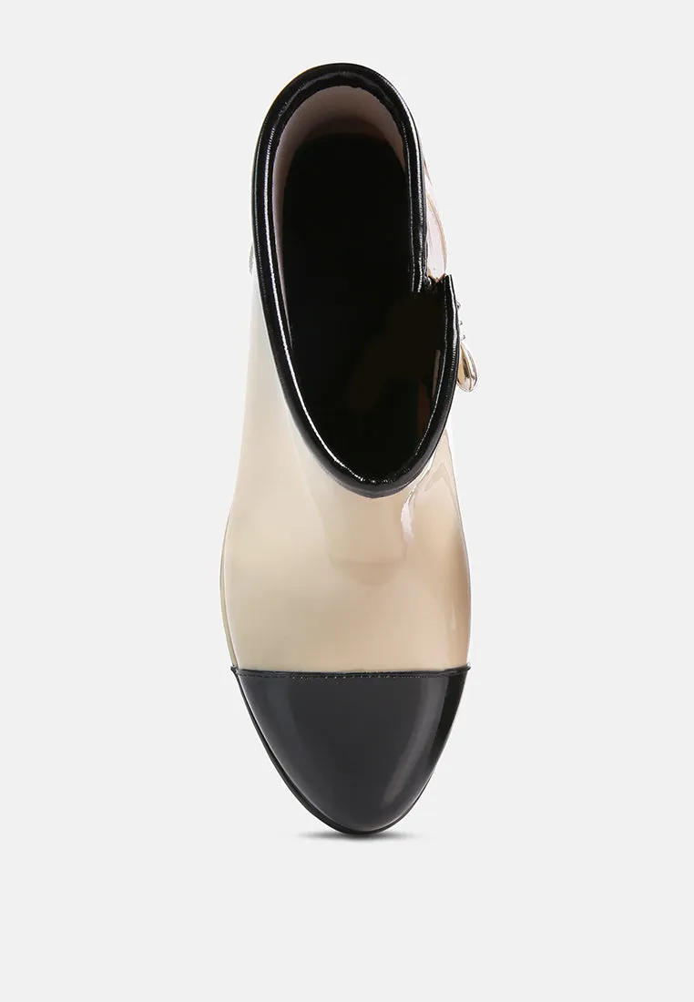 Mizzle Smart Block Heel Rainboots By Ruw