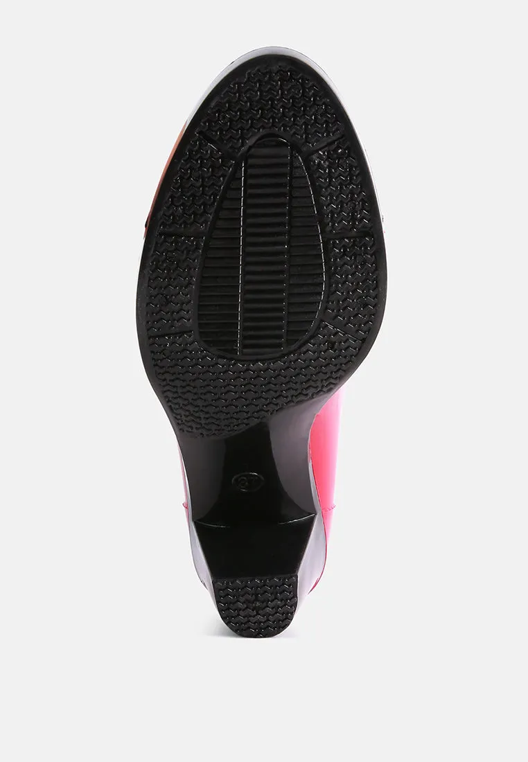 Mizzle Smart Block Heel Rainboots By Ruw