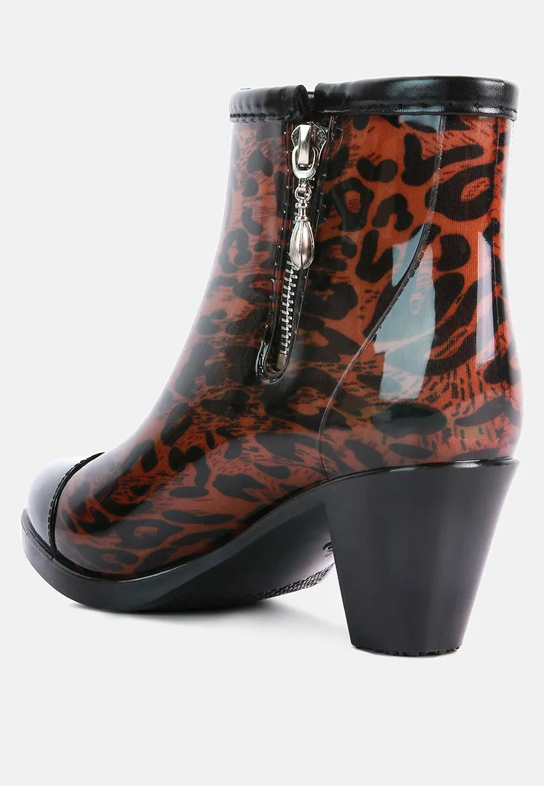 Mizzle Smart Block Heel Rainboots By Ruw