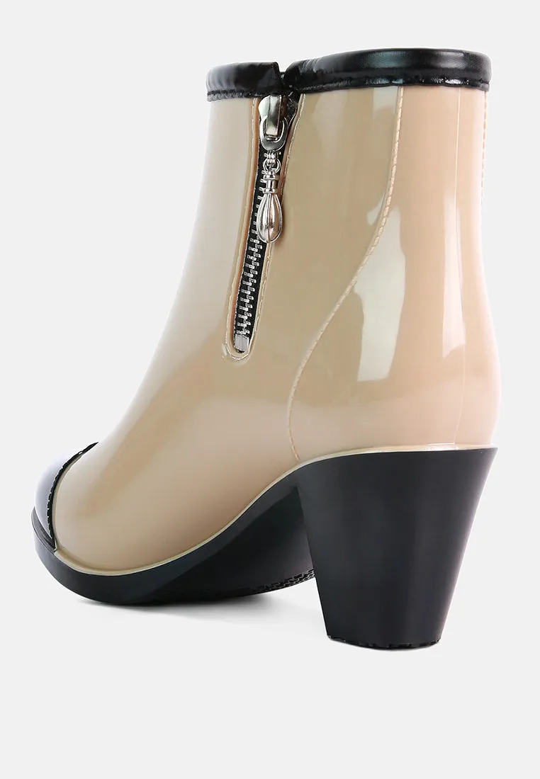 Mizzle Smart Block Heel Rainboots By Ruw