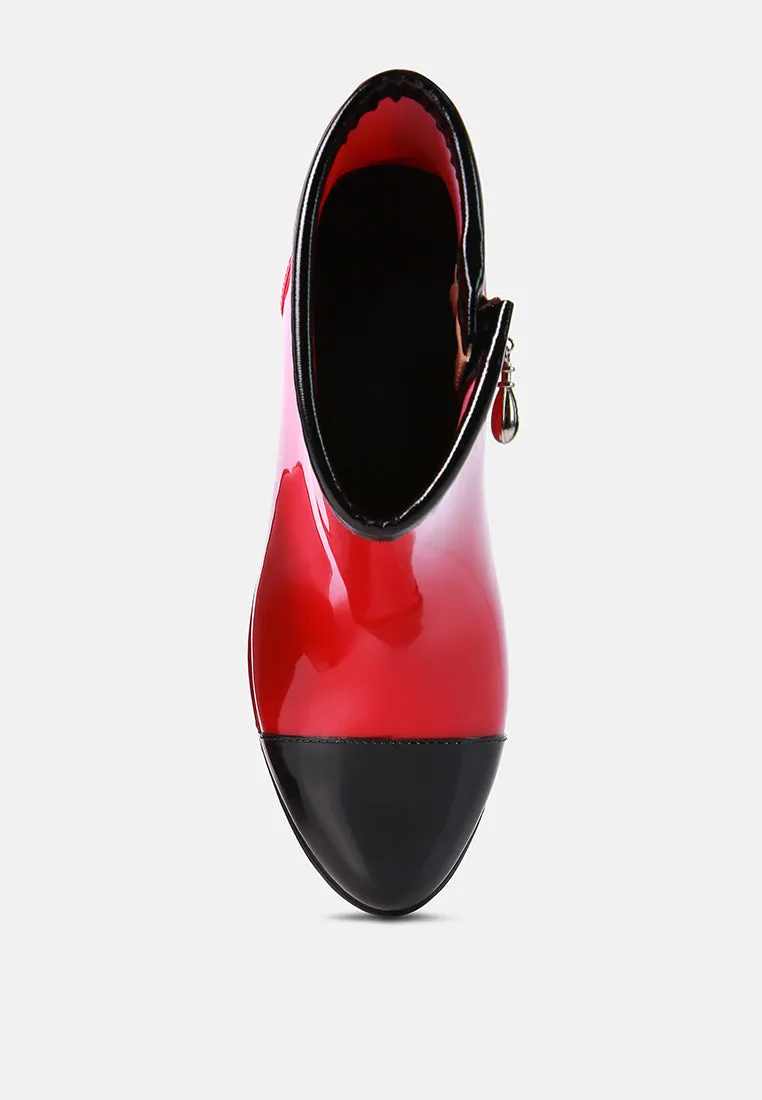 Mizzle Smart Block Heel Rainboots By Ruw