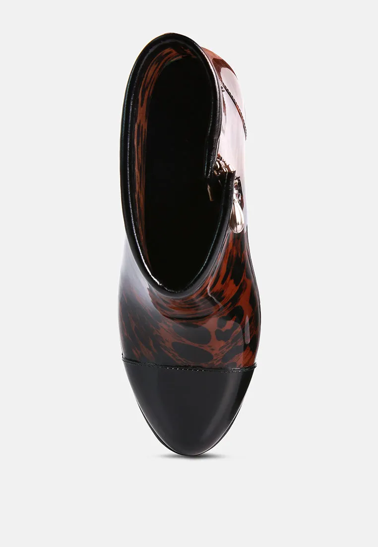 Mizzle Smart Block Heel Rainboots By Ruw