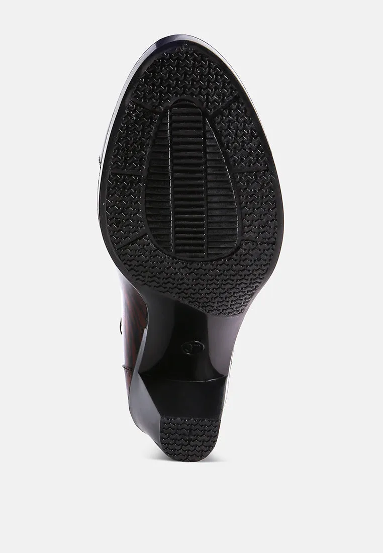 Mizzle Smart Block Heel Rainboots By Ruw