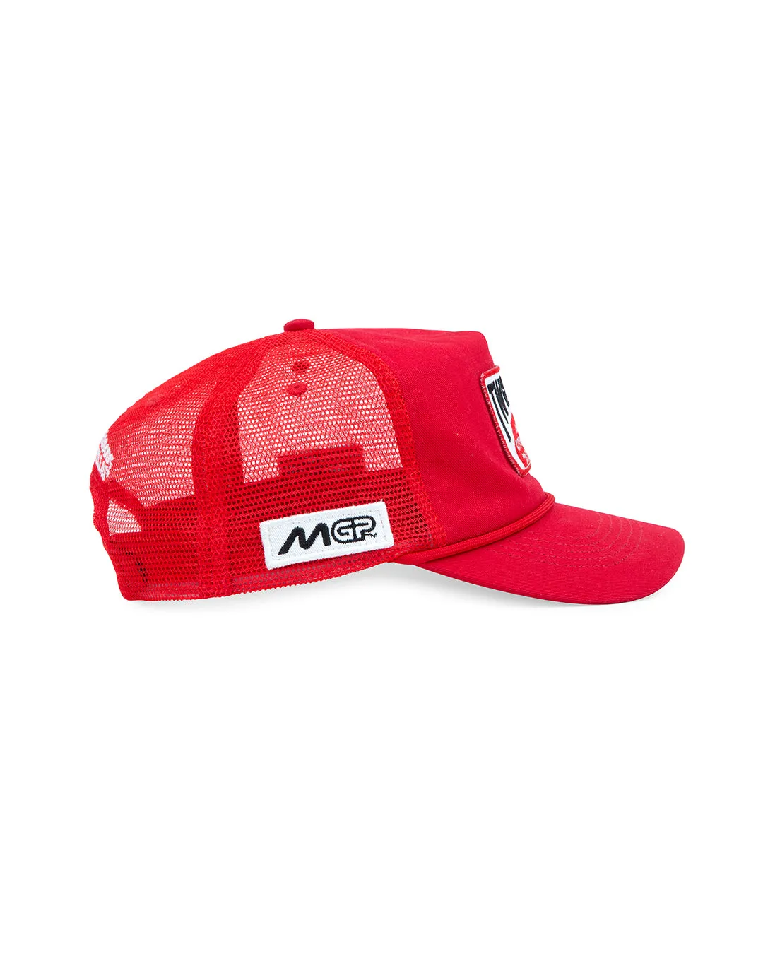 Moto GP Red Trucker Cap