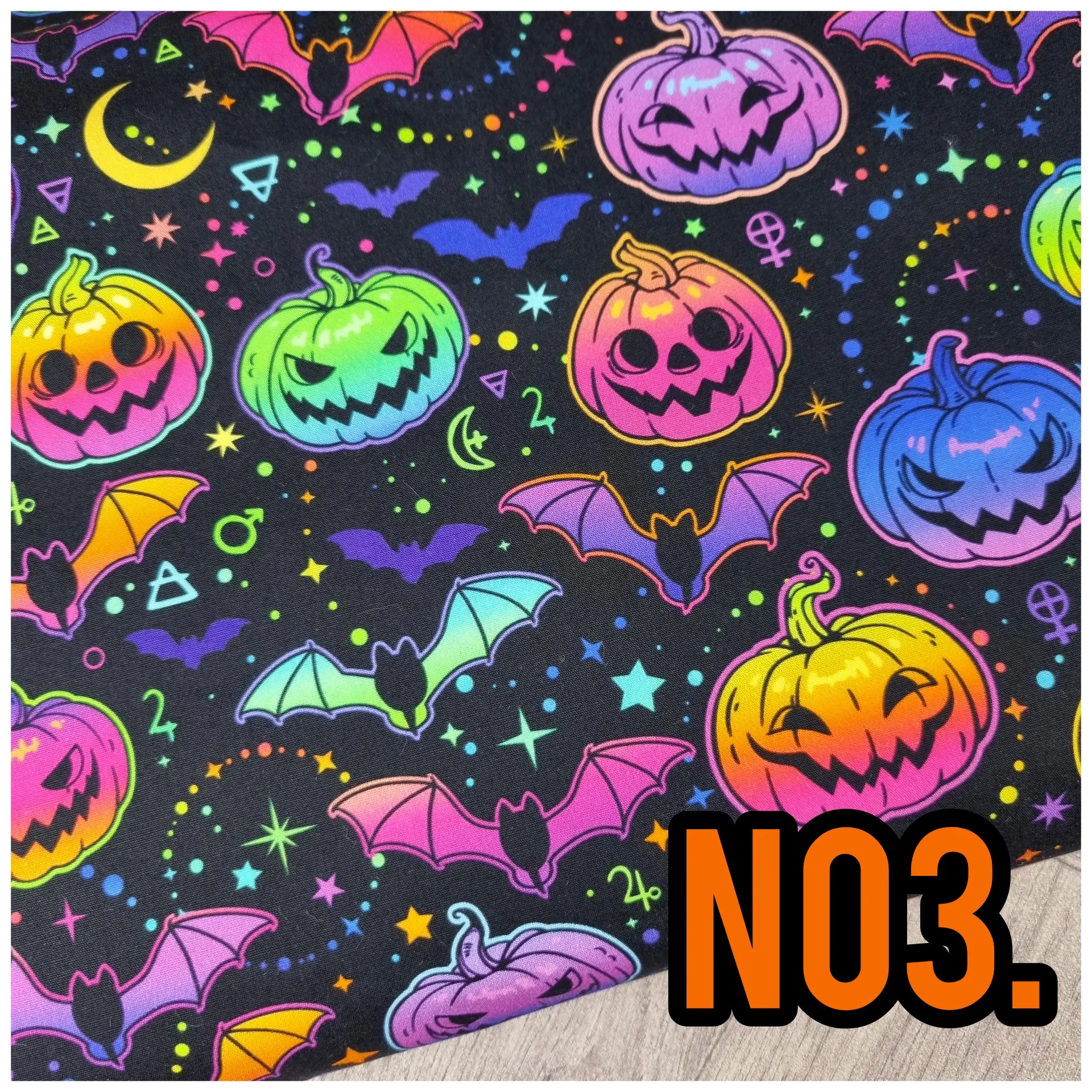 Neon Halloween Pumpkins High heels