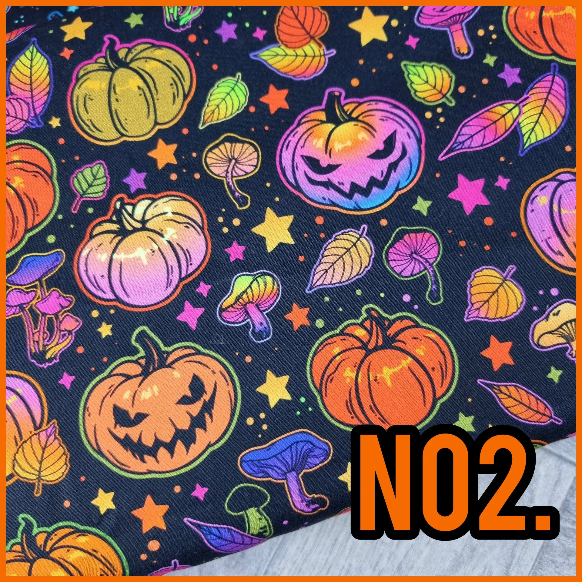 Neon Halloween Pumpkins High heels