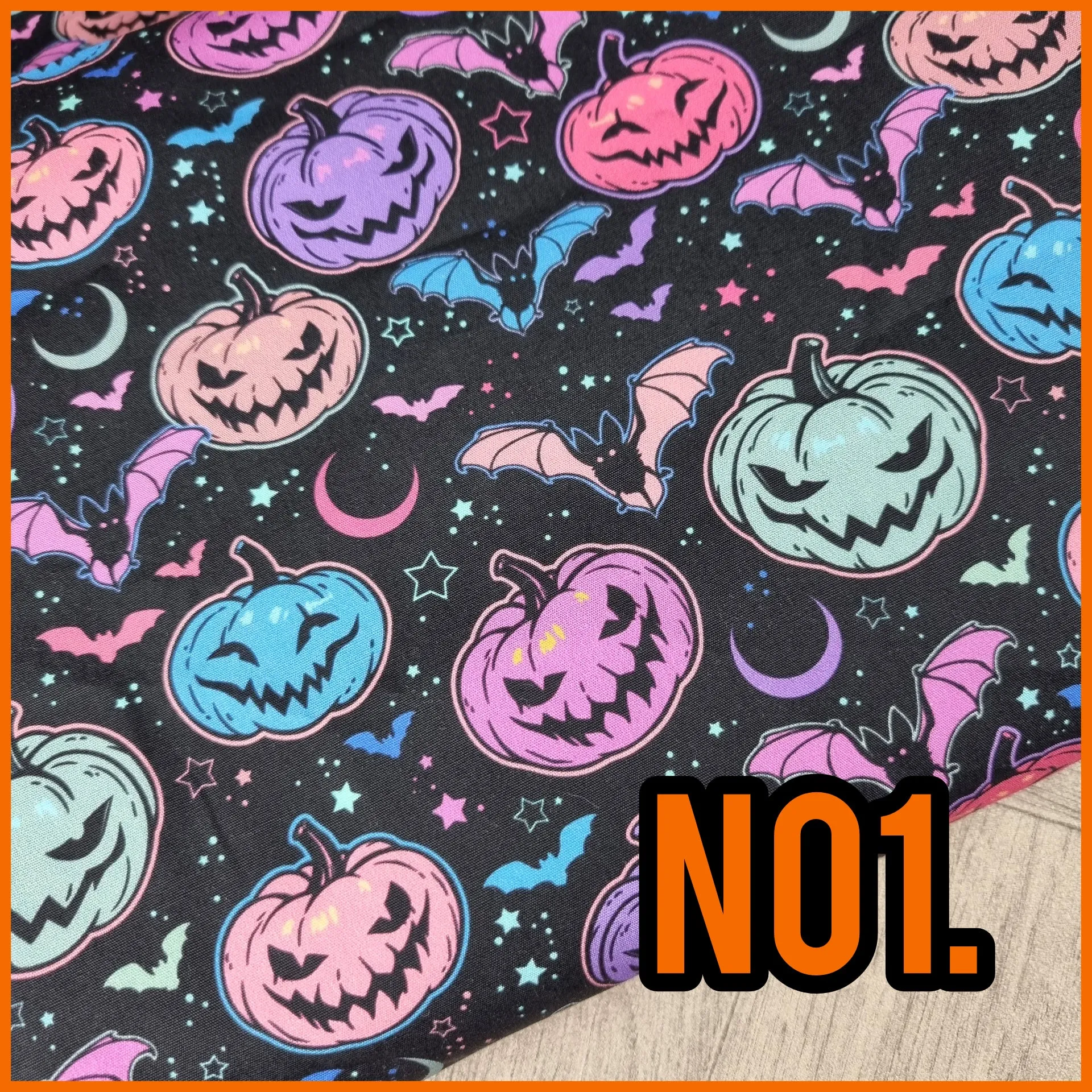 Neon Halloween Pumpkins High heels
