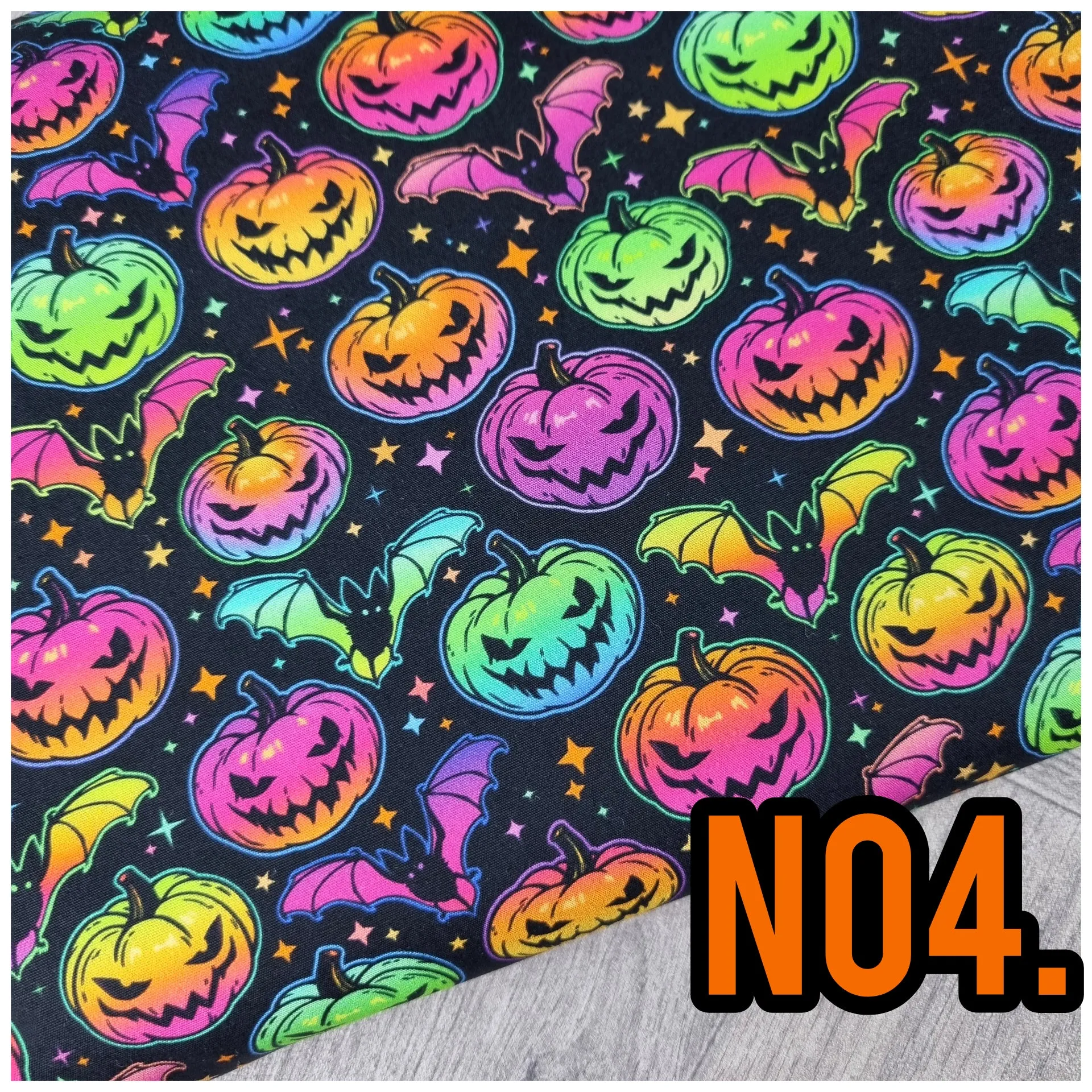 Neon Halloween Pumpkins High heels