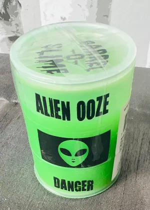 New Barrel O Slime Alien Ooze, 3.3H x 2.2W x 2.2L