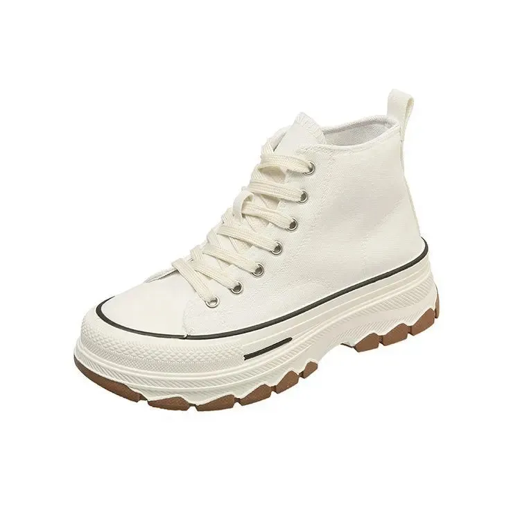 New Canvas Shoes Women Casual Platform Sneakers Stars Canvas Trainers Running Sport Shoes Tennis Shoes Outdoor Walking Sneakers