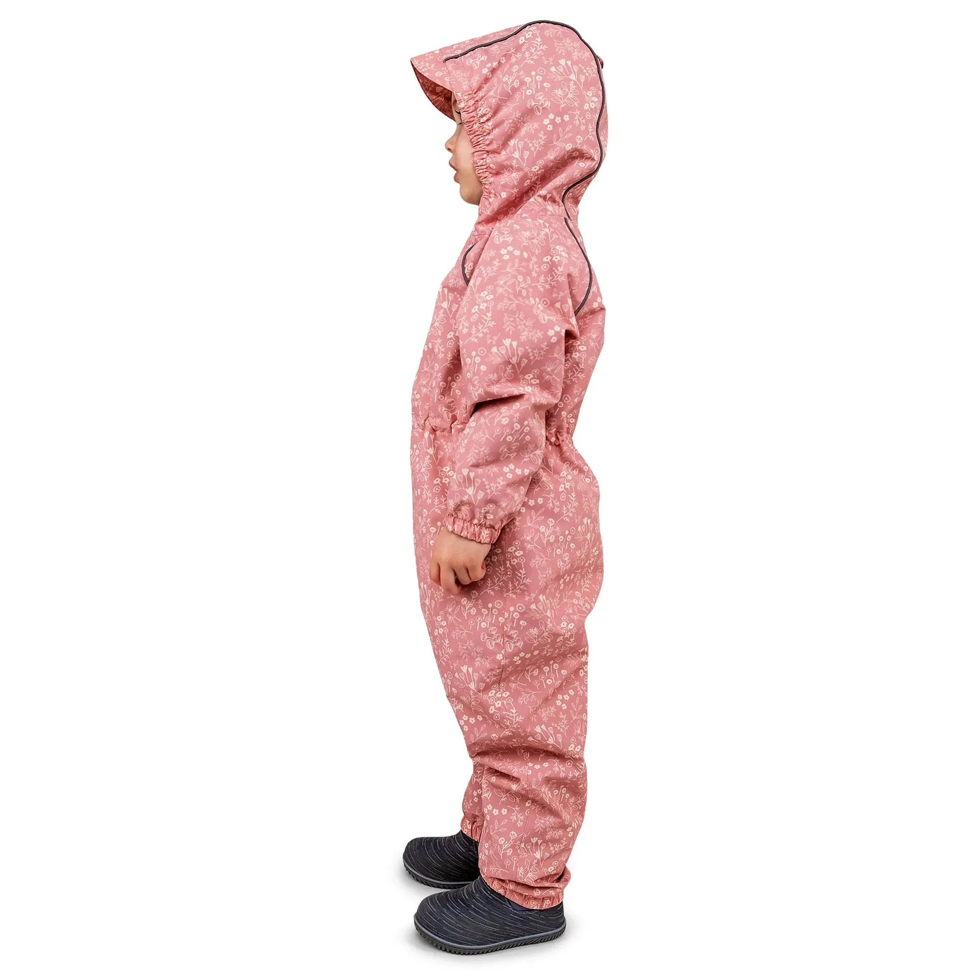 NEW (Retail) Jan and Jul Puddle-Dry Waterproof One Piece Rain Suit / Play Suit in Prairie Flowers 🍁