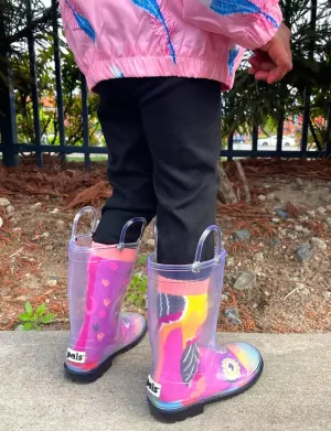 Pals Socks - PEEK-A-BOOTS! See-Thru Boots for Kids: 11/12 (Little Kid)