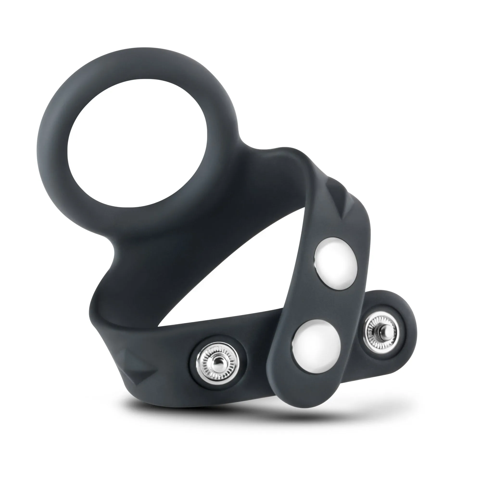 Performance - Vs7 - Silicone Cock &amp; Ball Strap  Large - Black