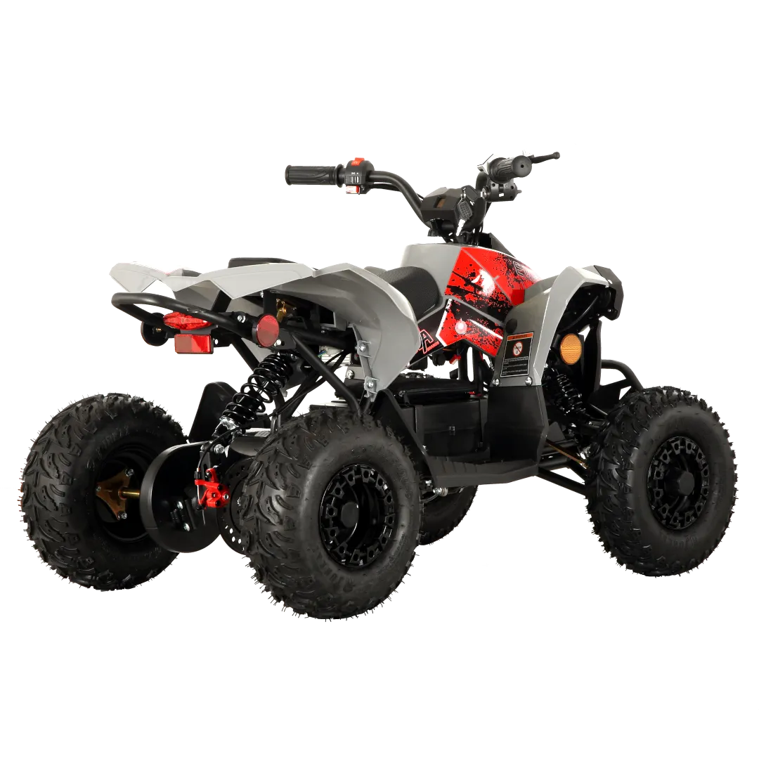 Pioneer 1200W Kids ATV 4 Wheeler with 14" Tires - Red