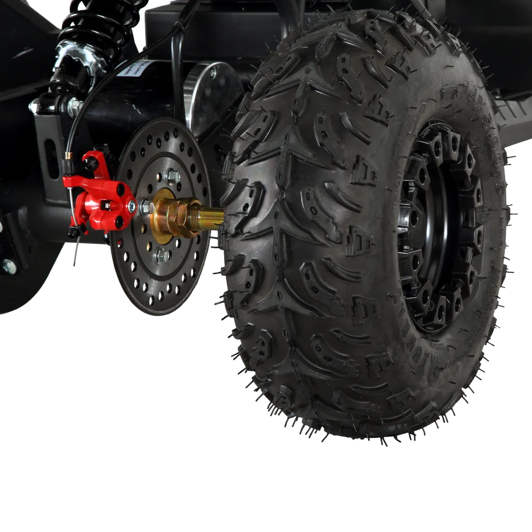 Pioneer 1200W Kids ATV 4 Wheeler with 14" Tires - Red