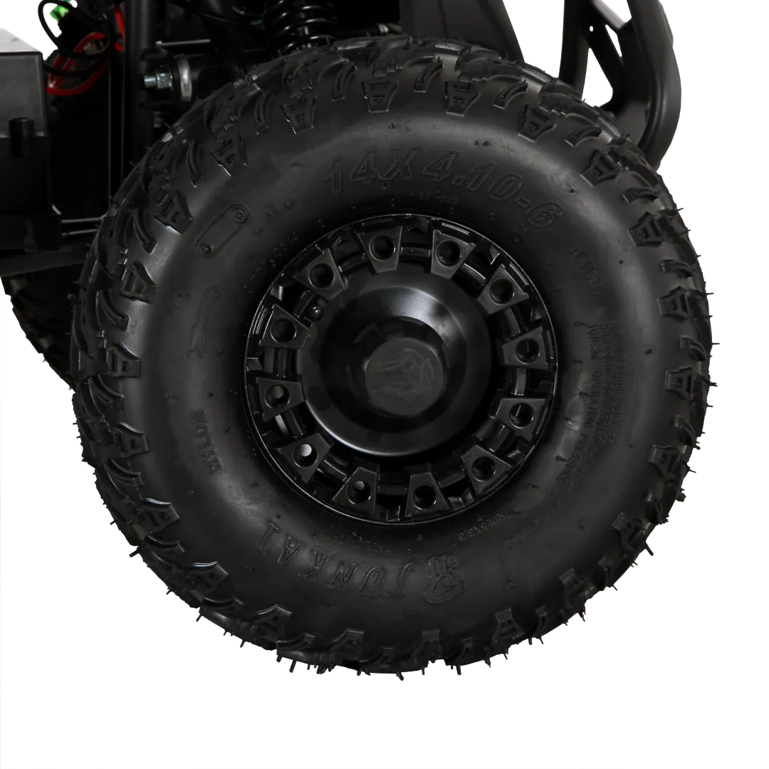 Pioneer 1200W Kids ATV 4 Wheeler with 14" Tires - Red