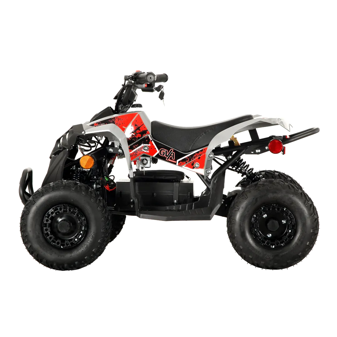 Pioneer 1200W Kids ATV 4 Wheeler with 14" Tires - Red