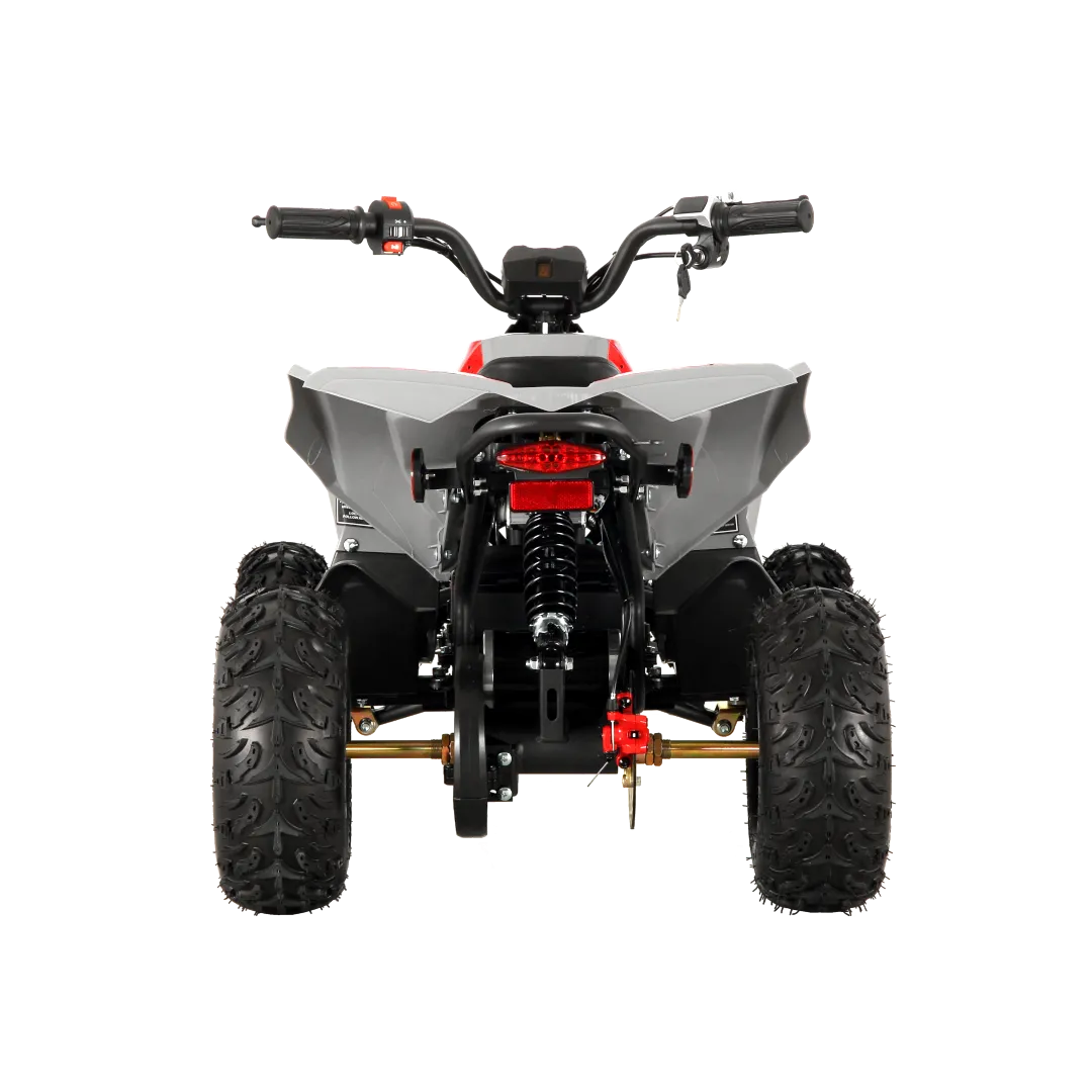 Pioneer 1200W Kids ATV 4 Wheeler with 14" Tires - Red