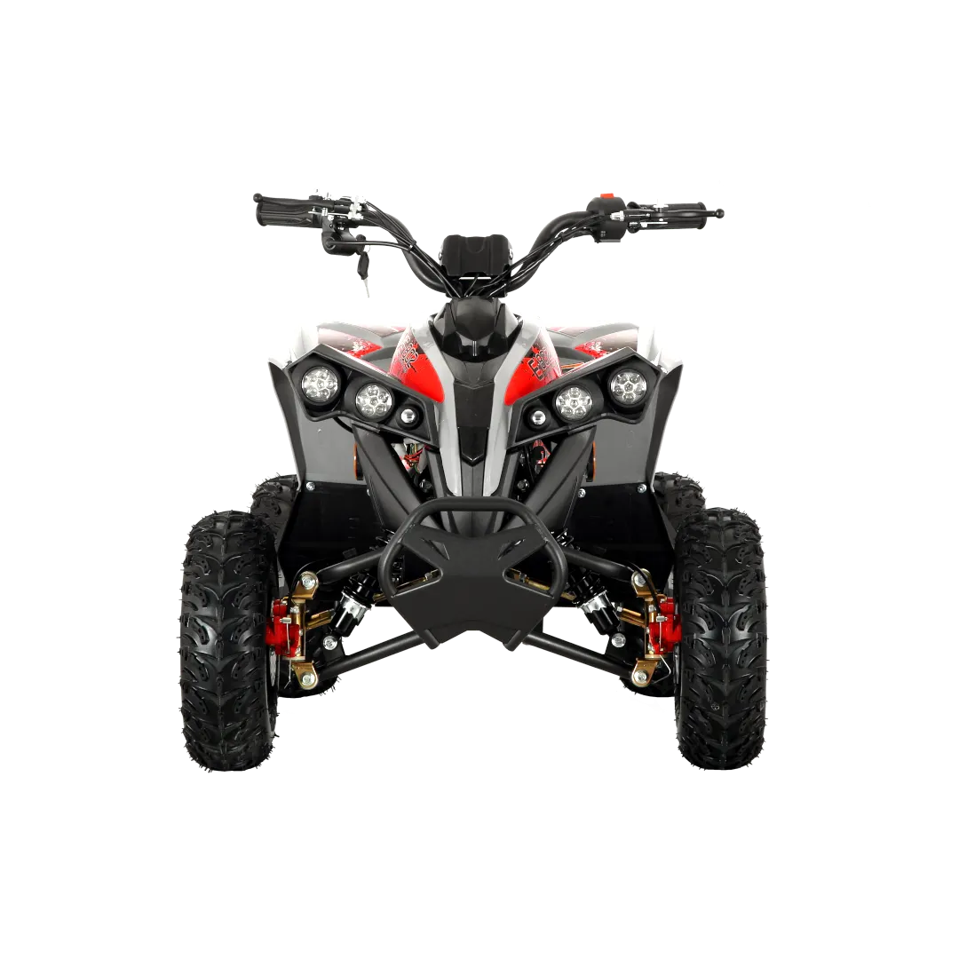 Pioneer 1200W Kids ATV 4 Wheeler with 14" Tires - Red