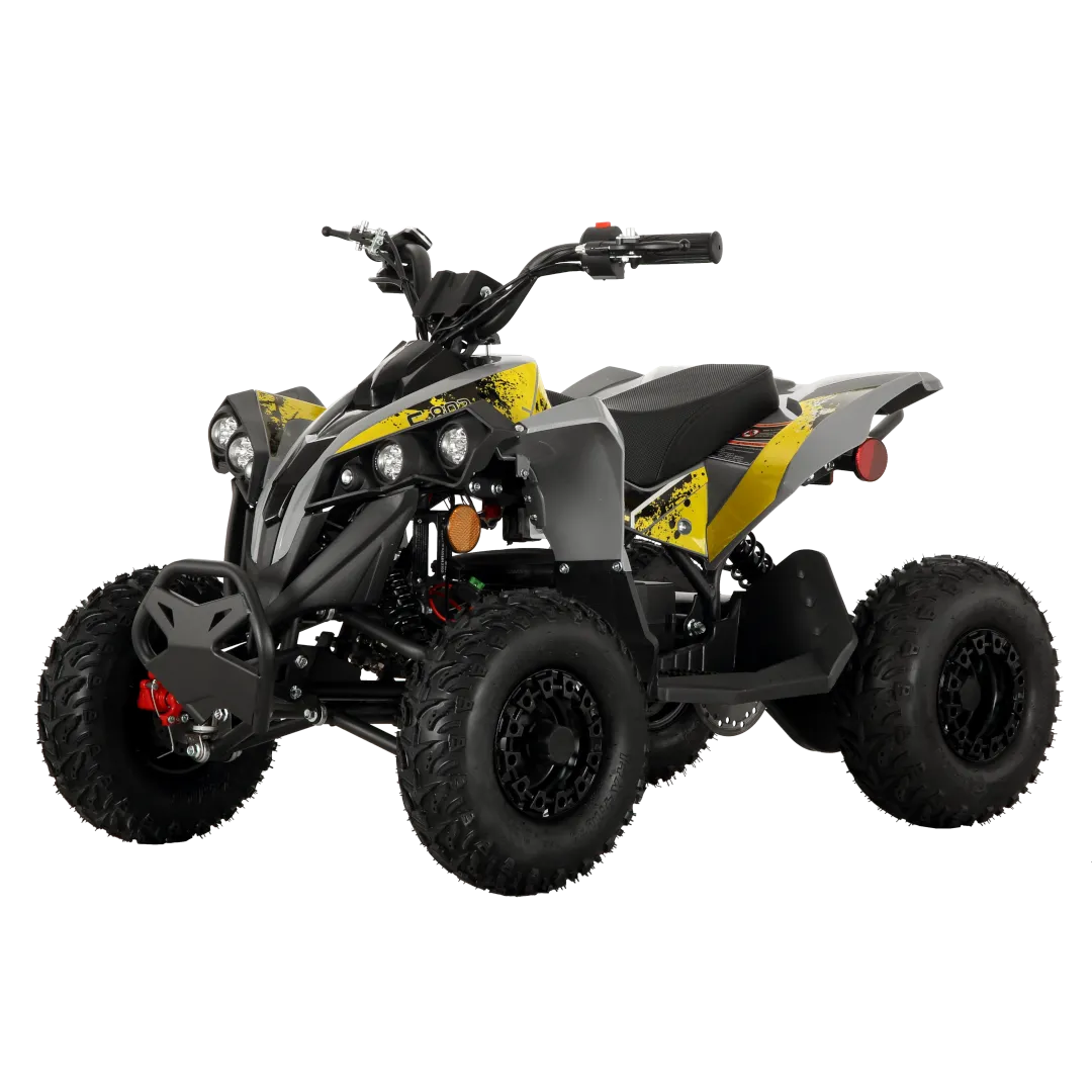 Pioneer e-802 electric ATV Bundle | Ages 6  only | Red Decals Feat.