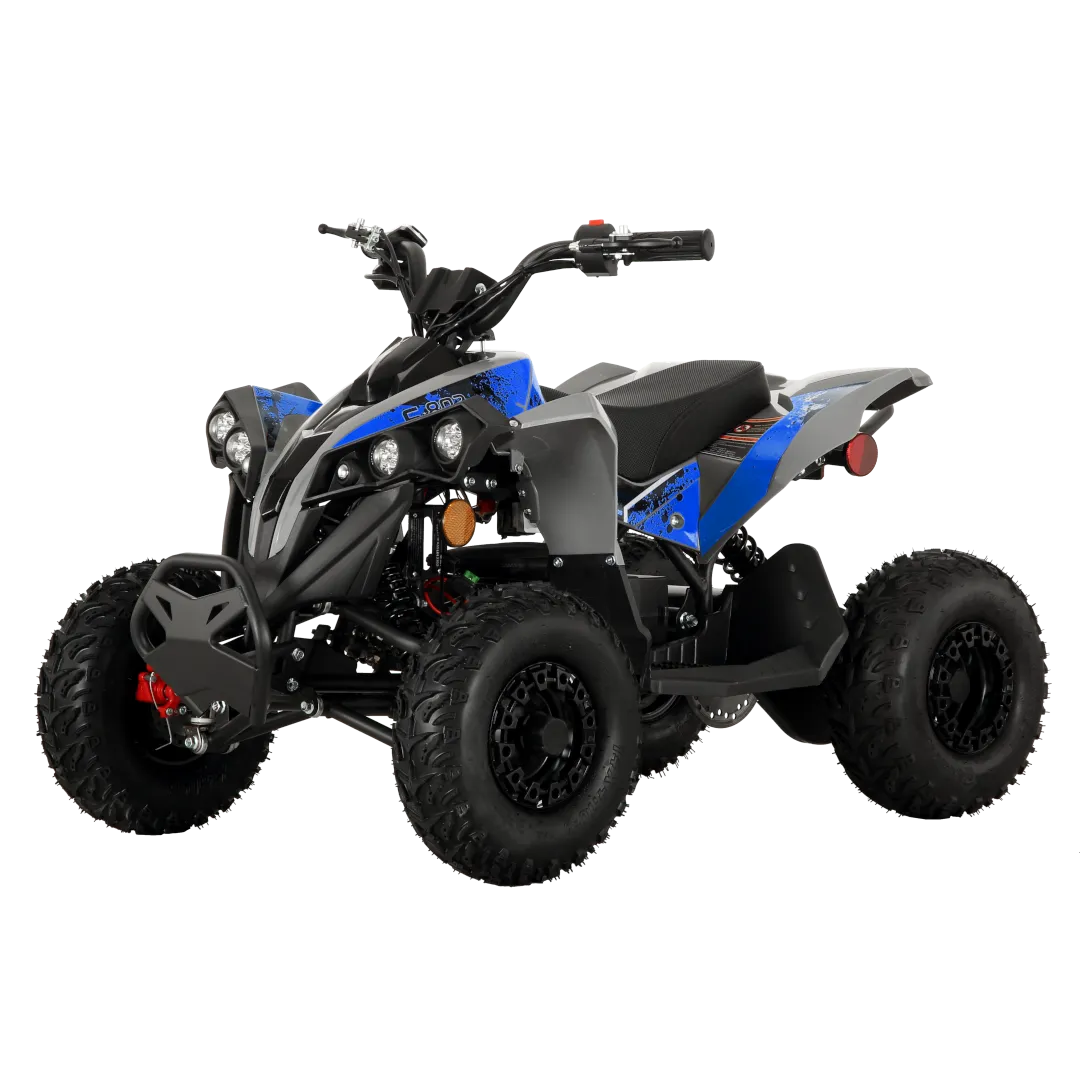 Pioneer e-802 electric ATV Bundle | Ages 6  only | Red Decals Feat.