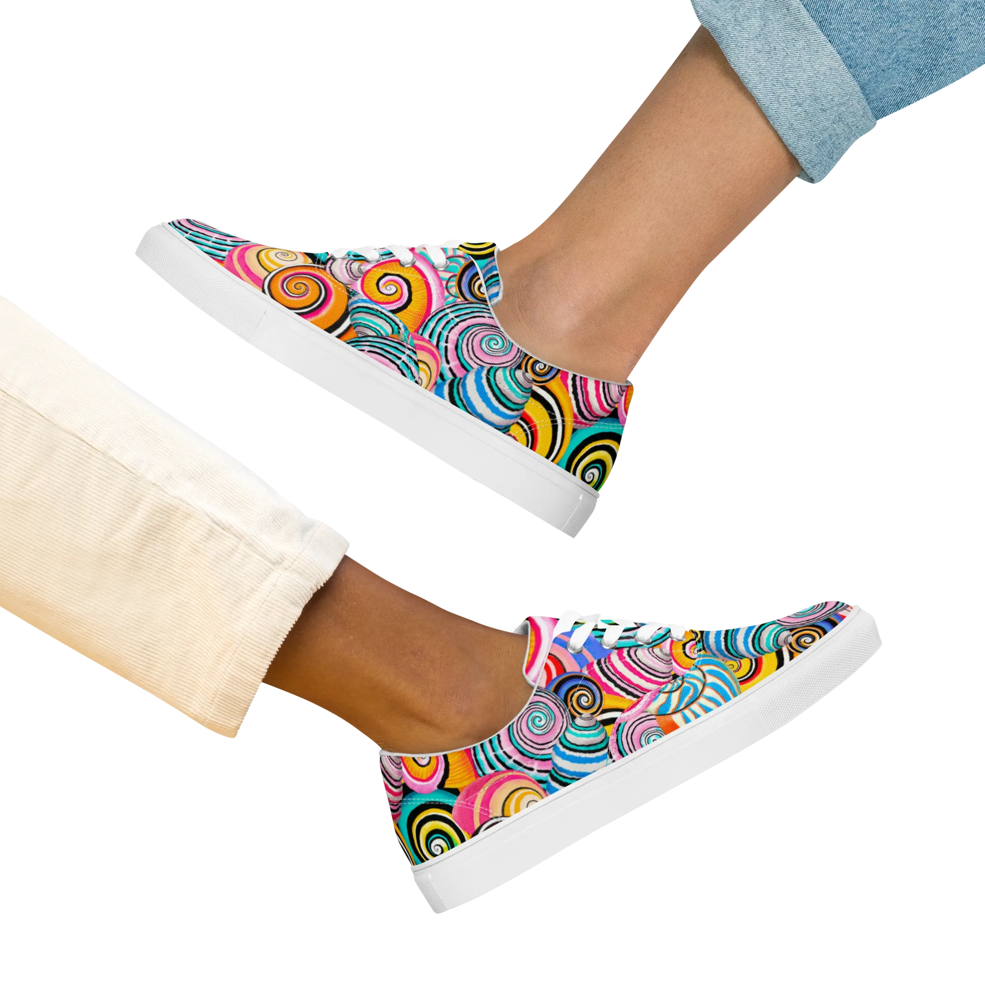 Polimitas Women’s lace-up canvas shoes
