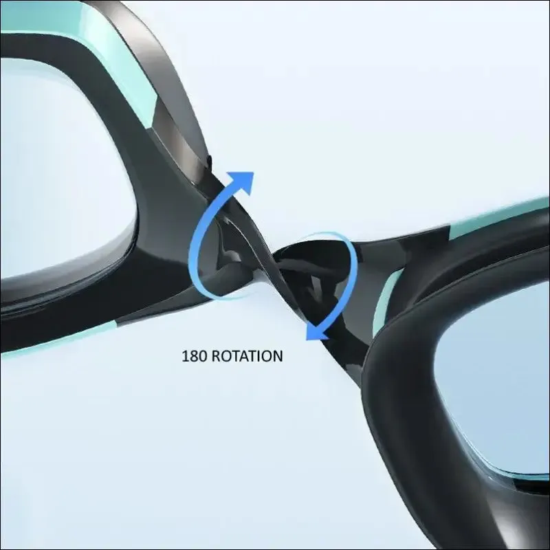 Professional anti fog swimming goggles - hd waterproof silicone cap - sports equipment for men