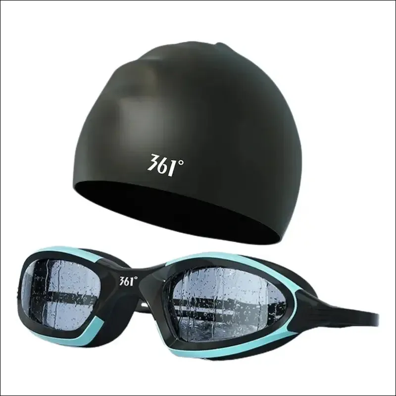 Professional anti fog swimming goggles - hd waterproof silicone cap - sports equipment for men