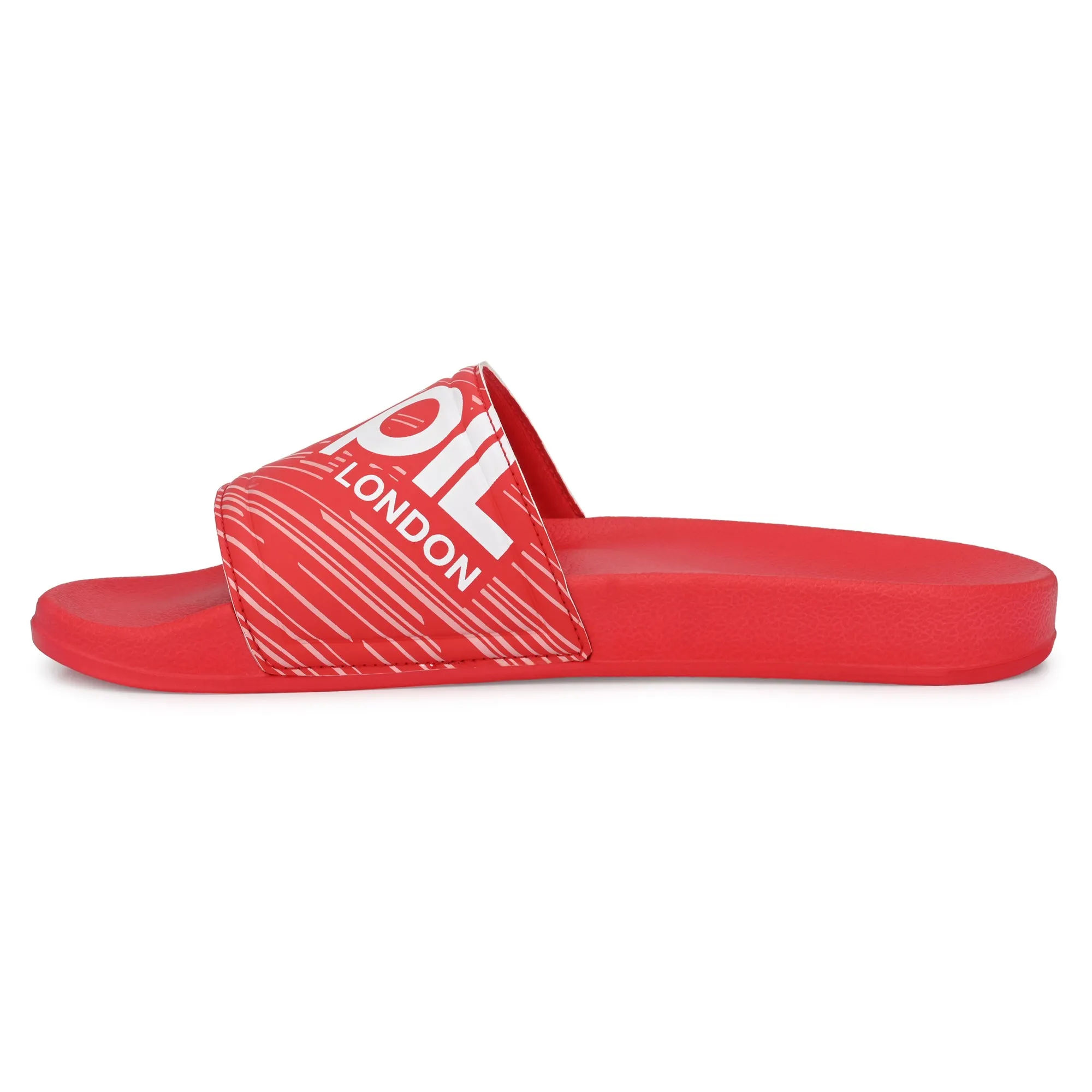 Pupil Men's BEN-3 Pool Slider, Red