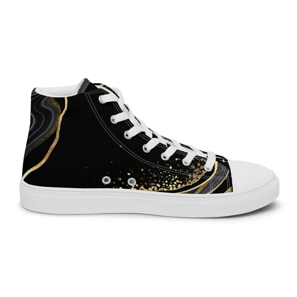 QG Gold Stone Women’s Hi-Top Shoes