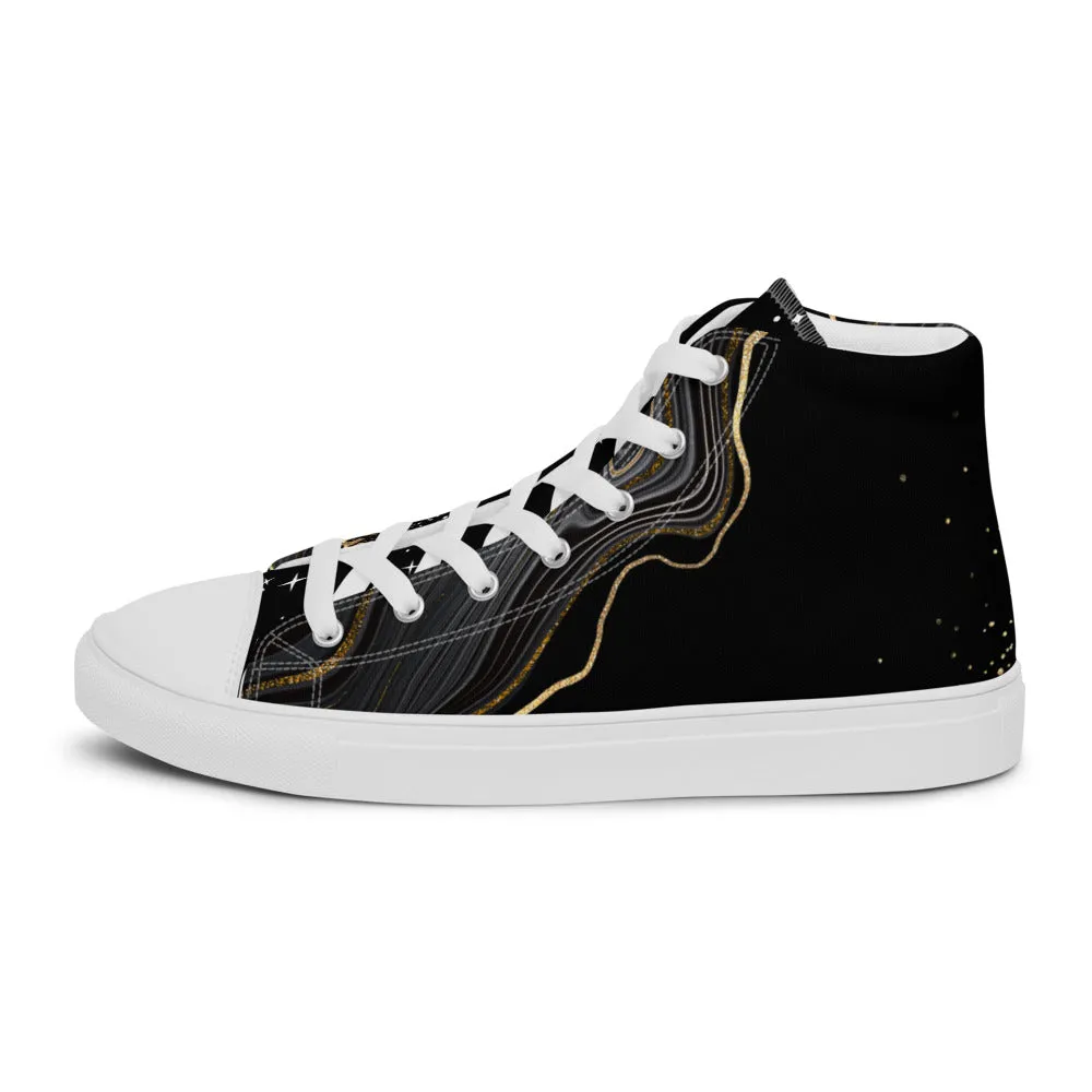 QG Gold Stone Women’s Hi-Top Shoes