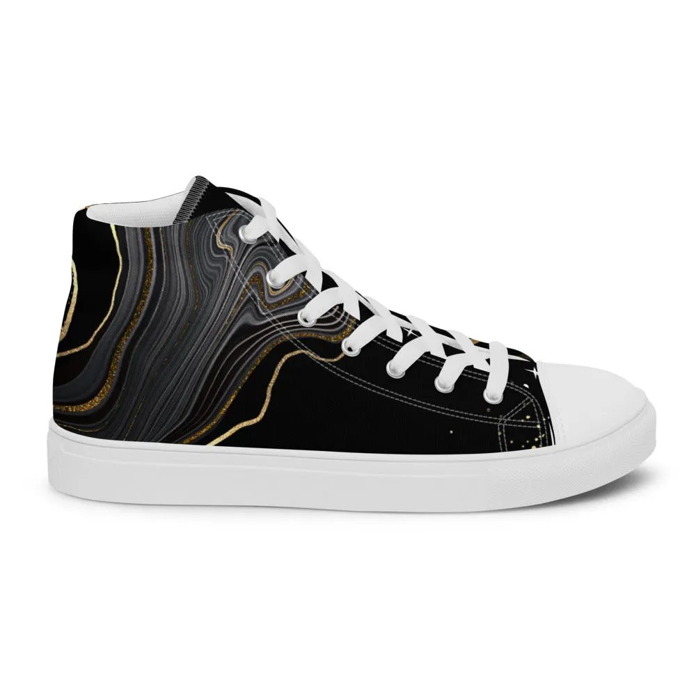 QG Gold Stone Women’s Hi-Top Shoes