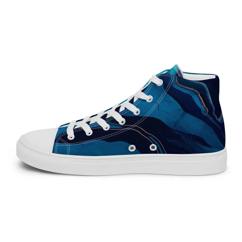 QG Men's Marble Planet Canvas Shoes