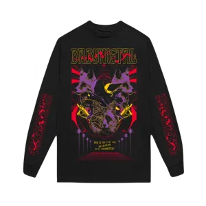 "COLORFUL FOXES" LONG SLEEVE TEE