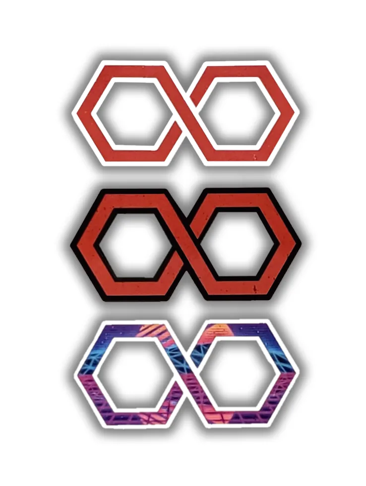 "Infinity Logo" 3-Sticker Pack