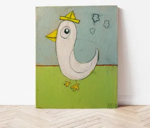 "Stuart" / Painting by Aaron Grayum