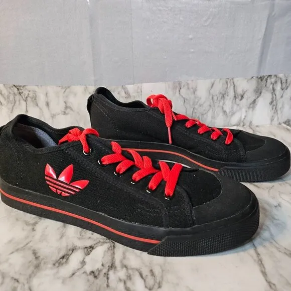 Raf Simons Adidas W 8.5 M 6 Classic Canvas Shoes