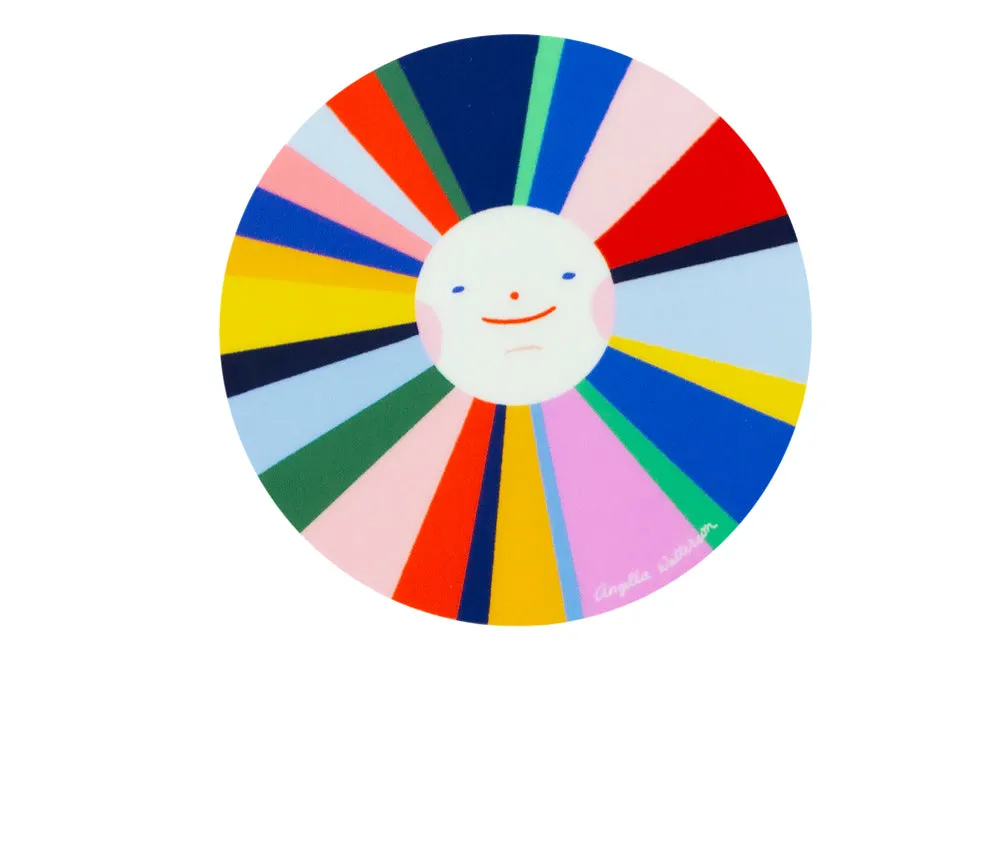 Rainbow Sun Vinyl Sticker