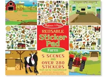 Reusable Sticker Pad - Farm