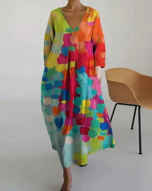 Sabrina Dress: Colorful Printed Design