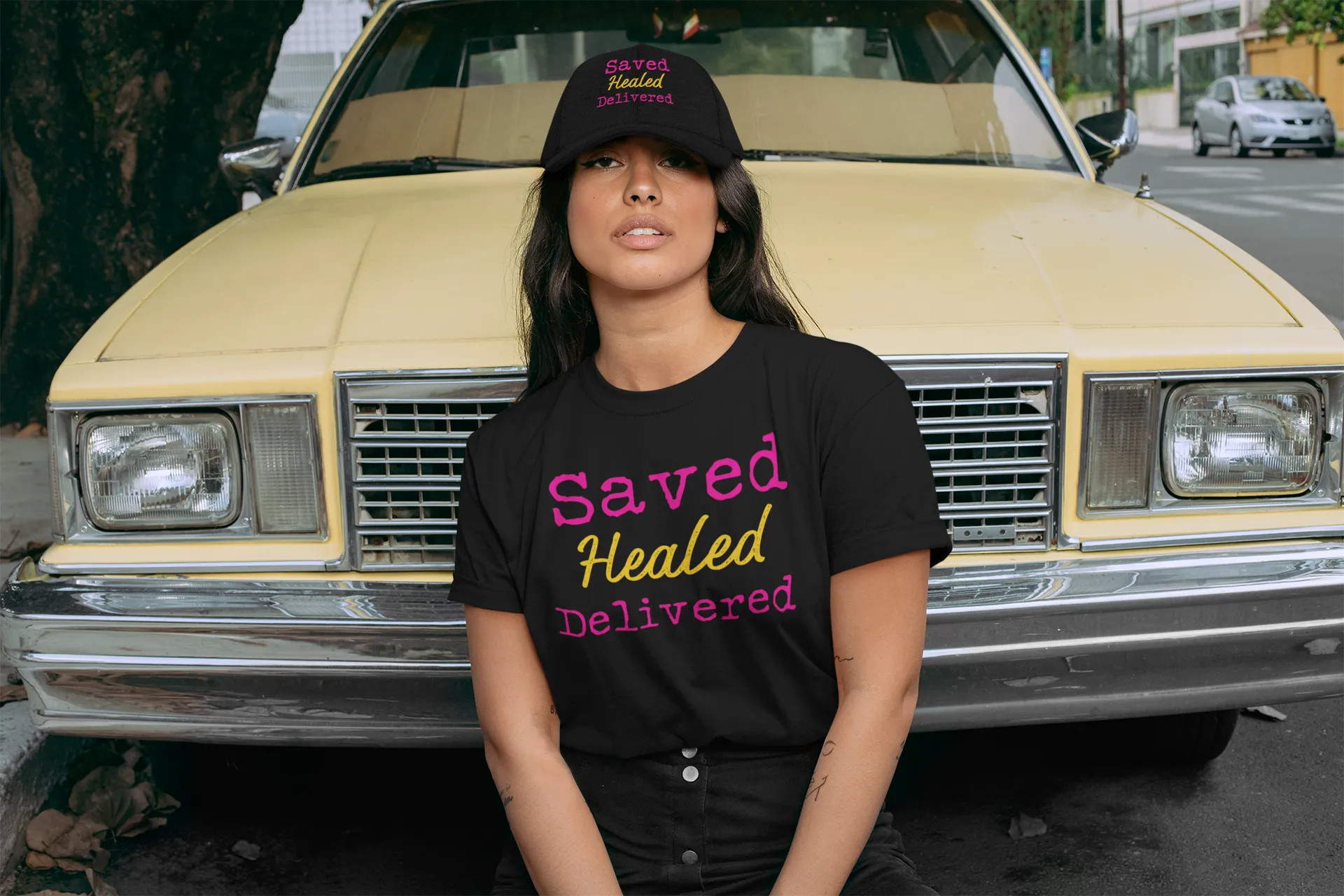 Saved. Healed. Delivered. Hat