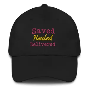 Saved. Healed. Delivered. Hat