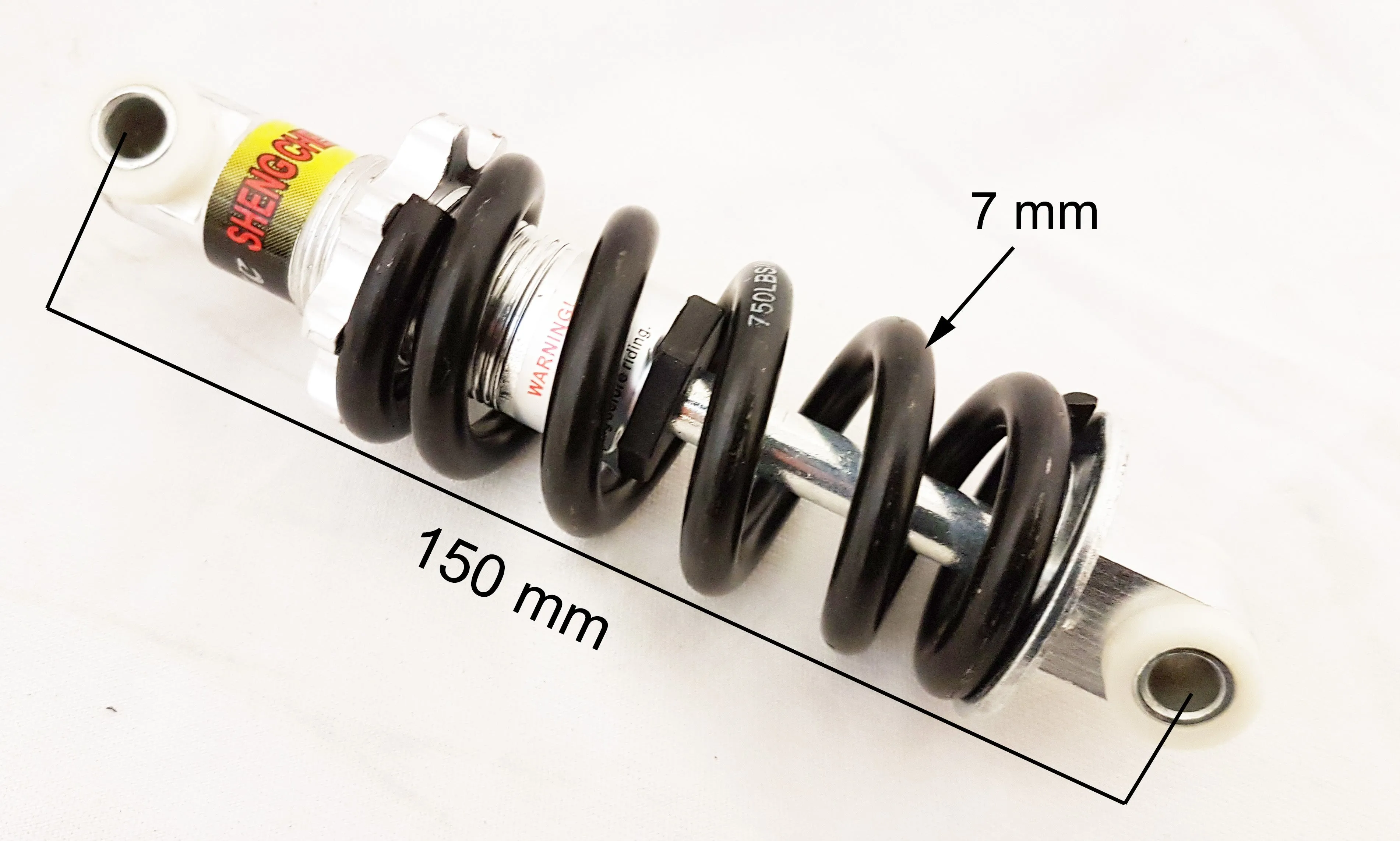 SH024 FRONT SHOCK ABSORBER FOR 49CC KXD MINI QUAD BIKE  / QUADARD 750LB/IN