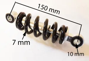 SH048 REAR SHOCK ABSORBER SUSPENSION SPRING 150MM ORION MINI QUAD BIKE AGA-22
