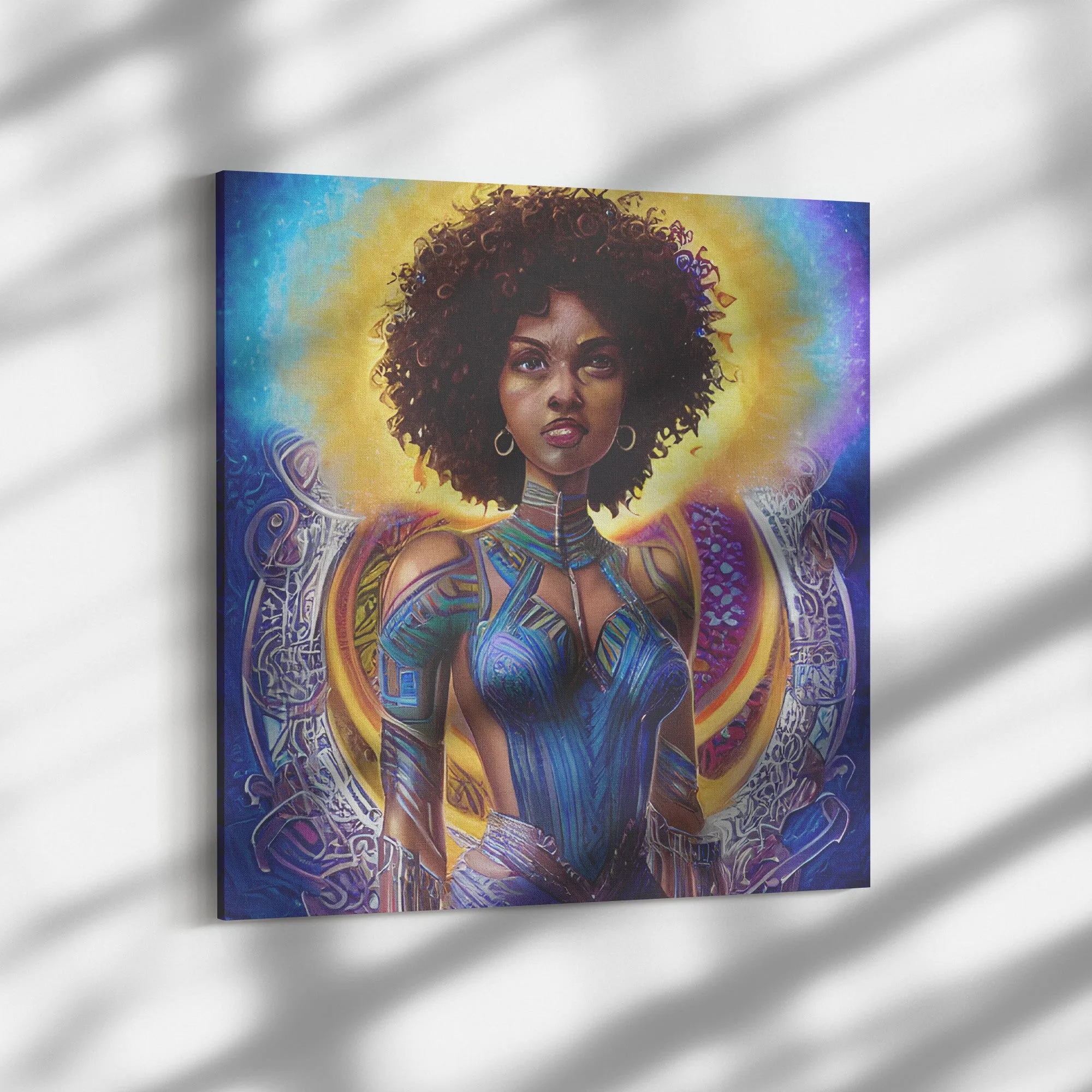 She's a Warrior Canvas